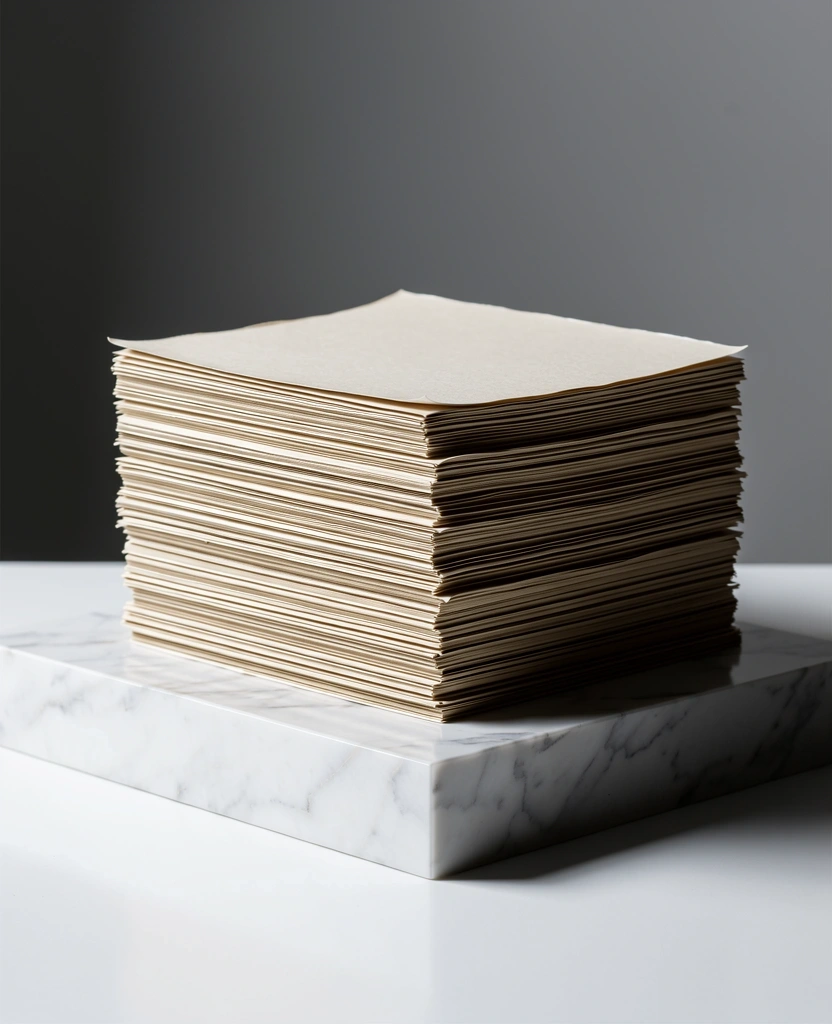 Minimalist editorial geometry